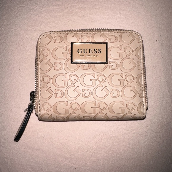 Pink GUESS Mini Wallet - Picture 1 of 5